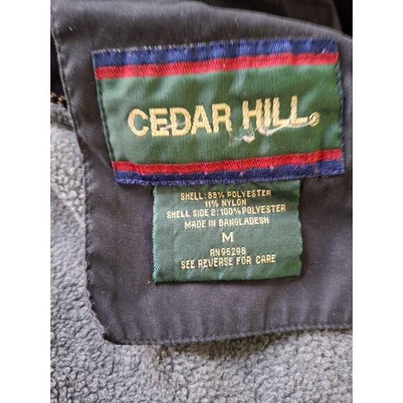Cedar Hill Full-Zip Reversable Fleece Jacket Mens Gray Size 2X - Picture 3 of 5